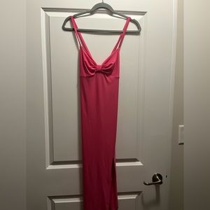 Large Pink “Layla” midi dress by AYM studio